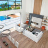 Messina Corner Sectional (With Paneling) - Image 8
