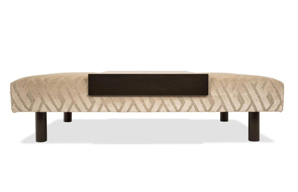 Yoko Rectangle Cocktail Ottoman (with Optional Tray)