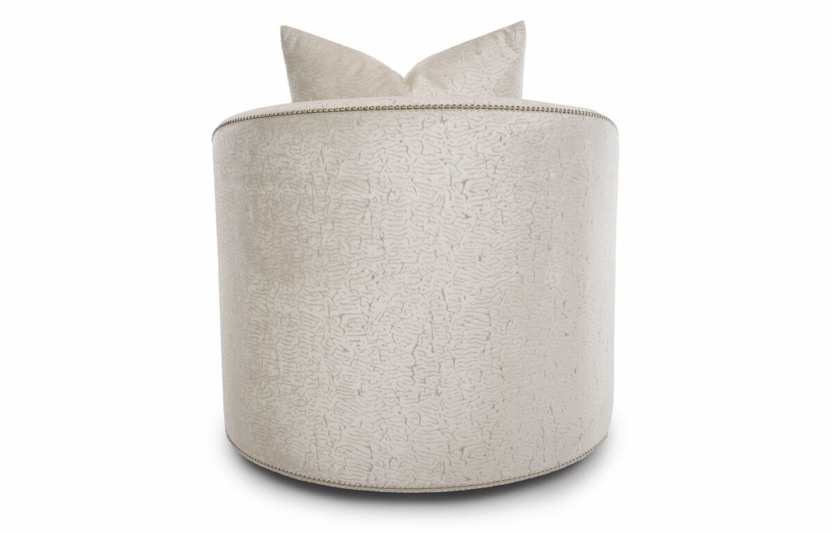 Caiden  Upholstered Chair & Swivel Chair (With Optional Decorative Nails) - Image 5