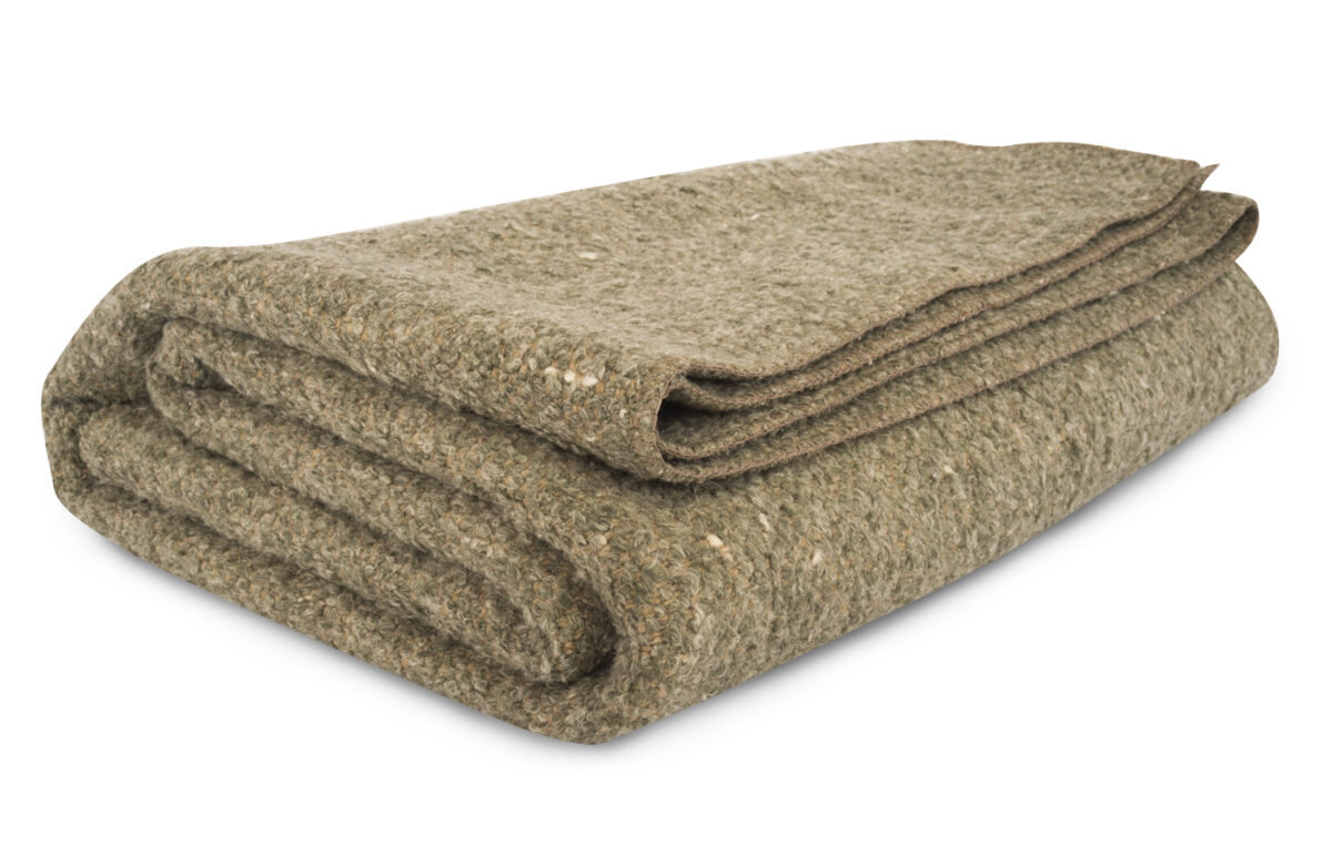 Linen Blend Blanket (Celadon)