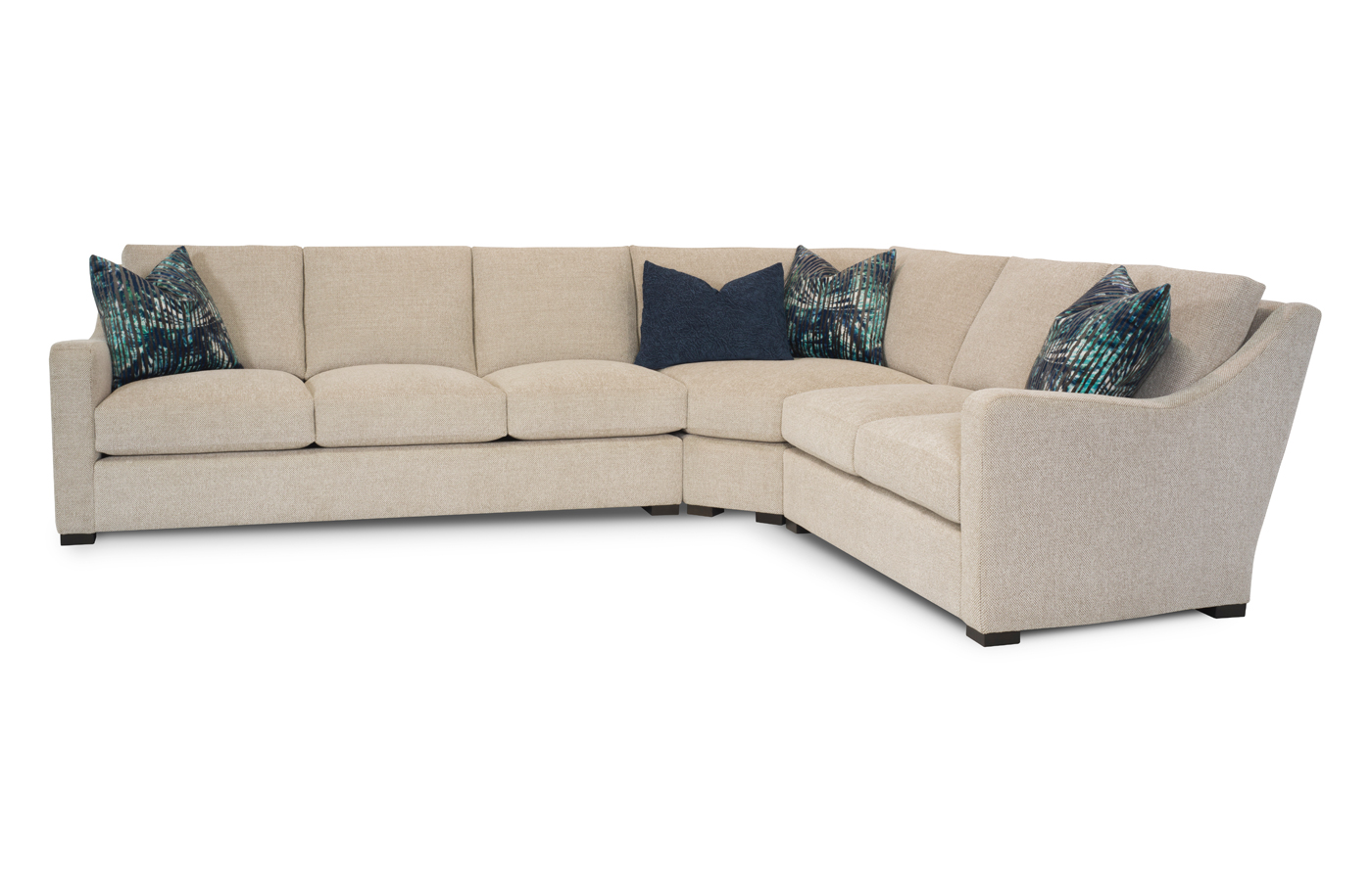 Sloan 3pc Corner Wedge Sectional | Rene Cazares