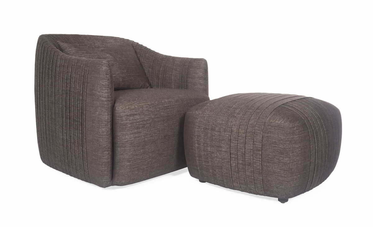 Viki Chair & Swivel Chair (with Ottoman)