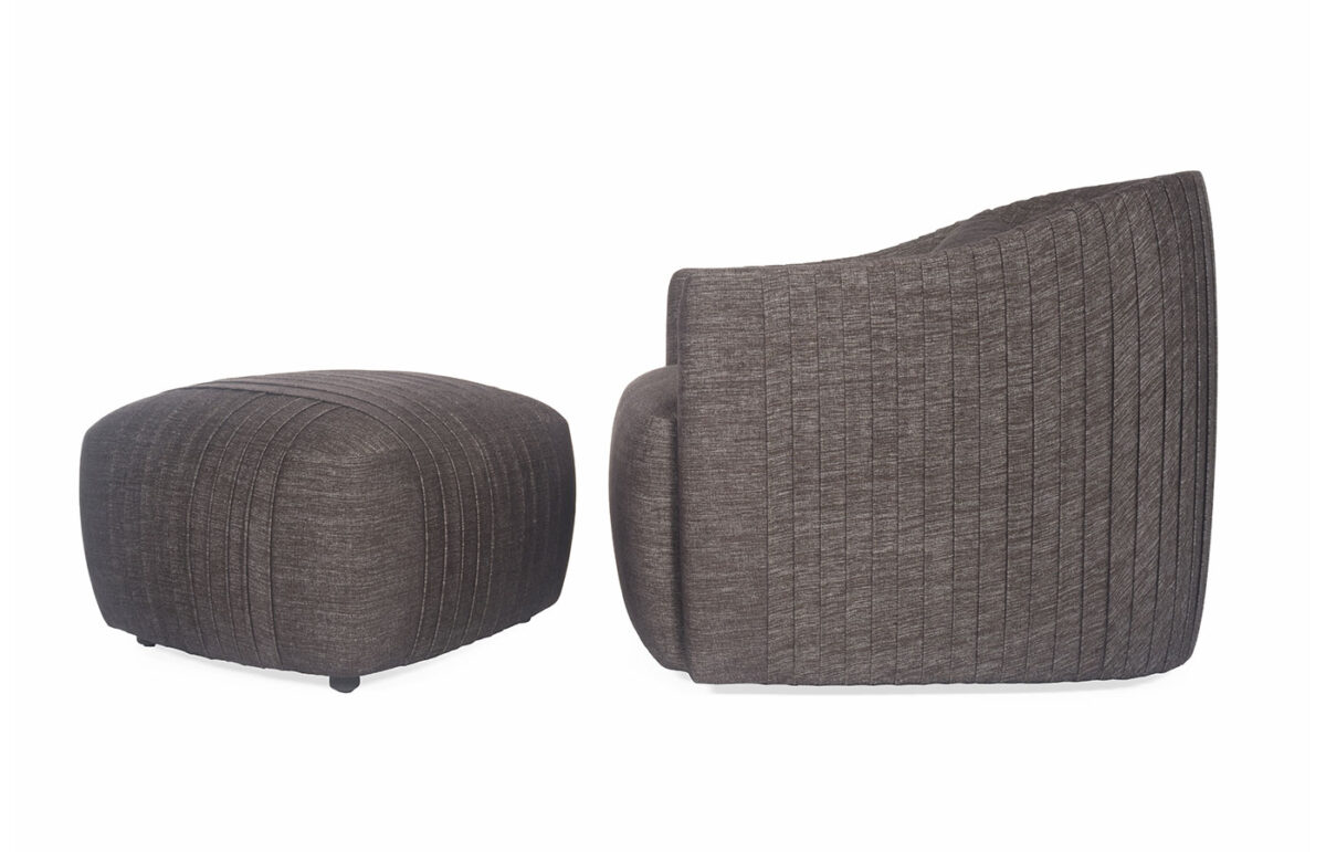 Viki Chair & Swivel Chair (with Ottoman) - Image 3
