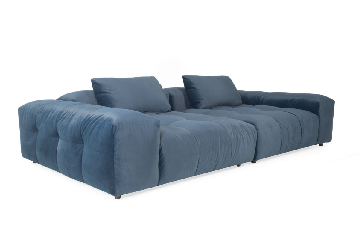 California 2pc Media Sofa (Velvet)