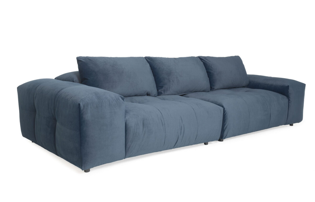 California 2pc Sofa (Velvet With Additional Back Pillow)