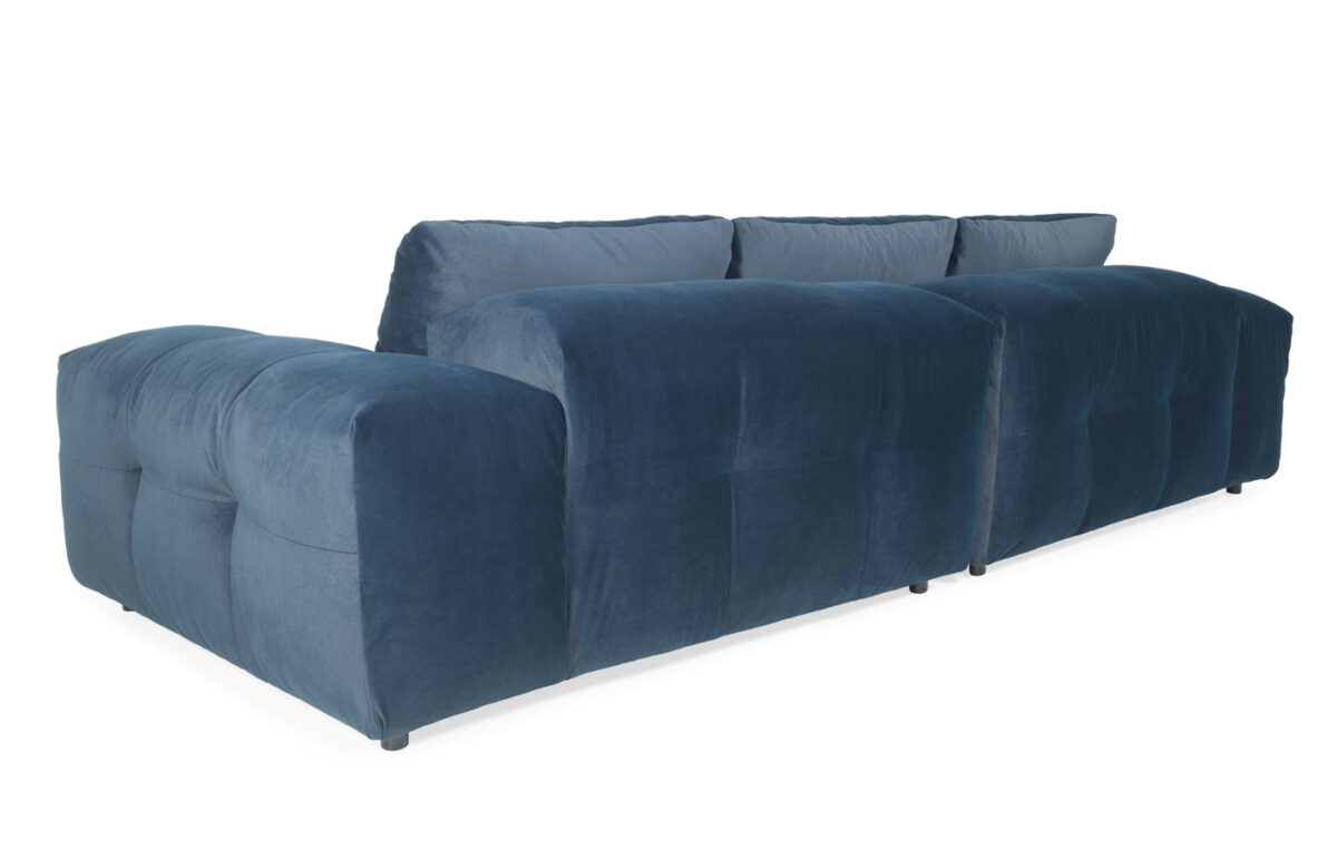 California 2pc Sofa (Velvet With Additional Back Pillow) - Image 2