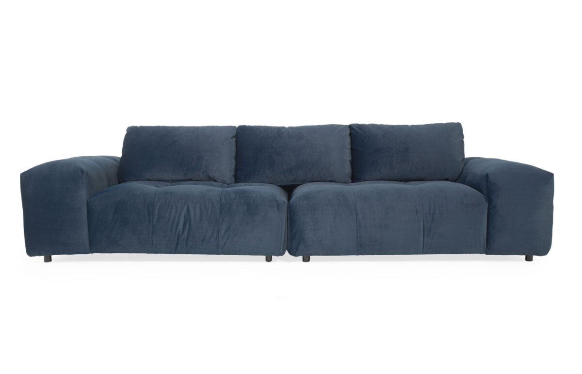 California 2pc Sofa (Velvet With Additional Back Pillow) - Image 3
