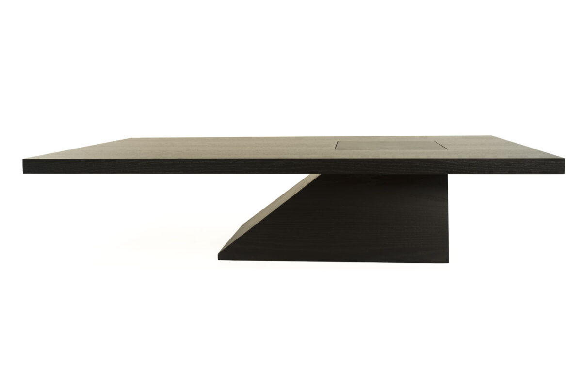 Cantilever (Wood) Rectangle Cocktail Table - Image 3