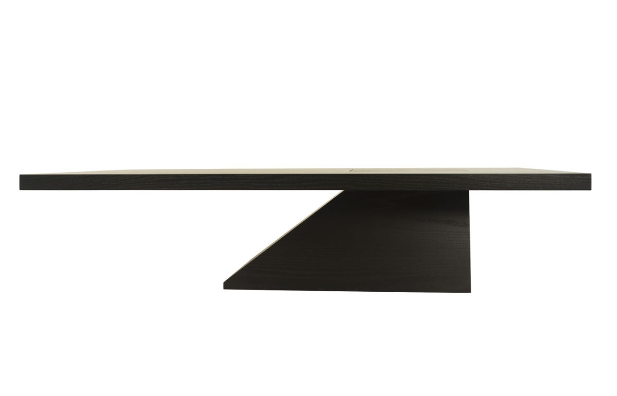 Cantilever (Wood) Rectangle Cocktail Table - Image 4
