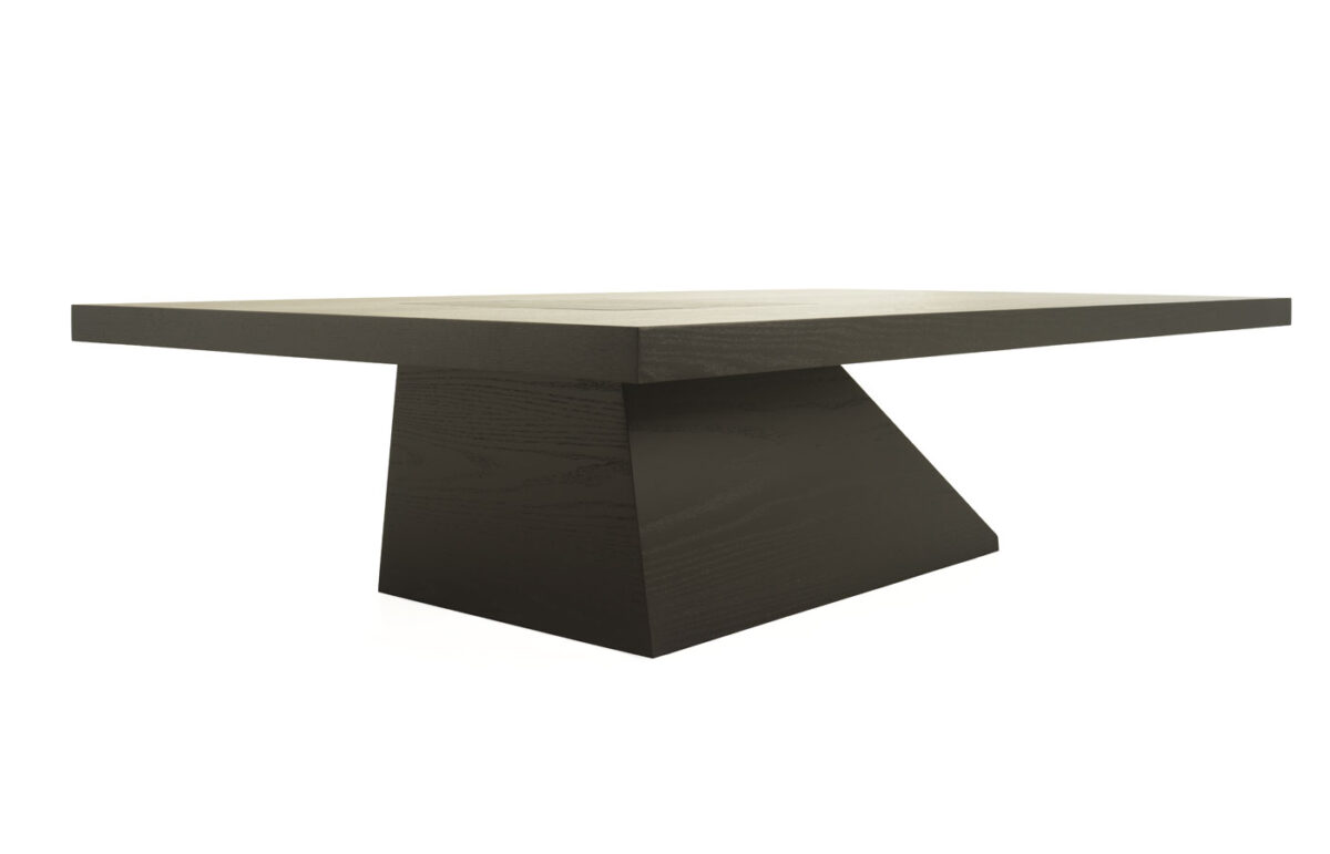 Cantilever (Wood) Rectangle Cocktail Table - Image 6