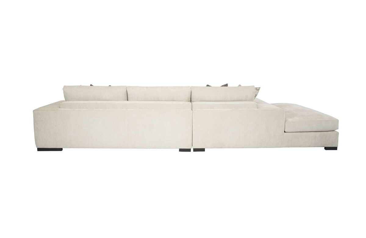 Carbon (Wood Leg) 2pc Peninsula Sectional - Image 5
