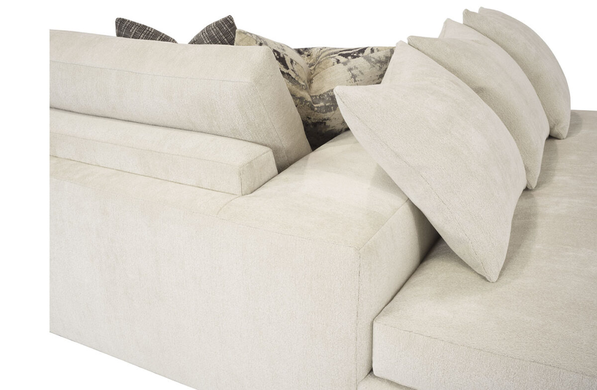 Carbon (Wood Leg) 2pc Peninsula Sectional - Image 7