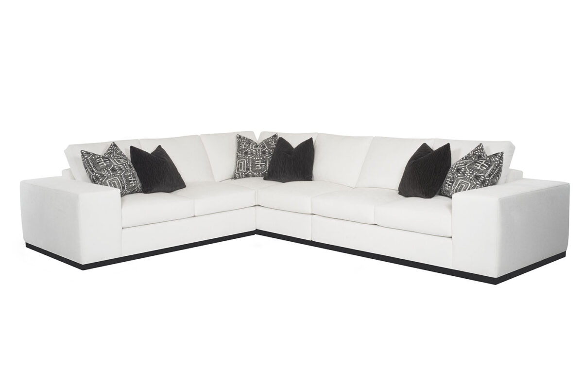 Carbon (Wood Base) 3pc Sectional