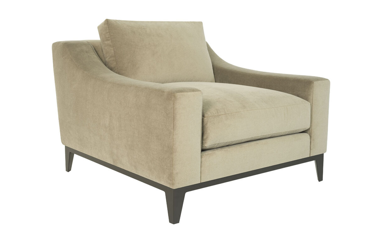 Boulevard (Iron Base) Chair (Velvet)
