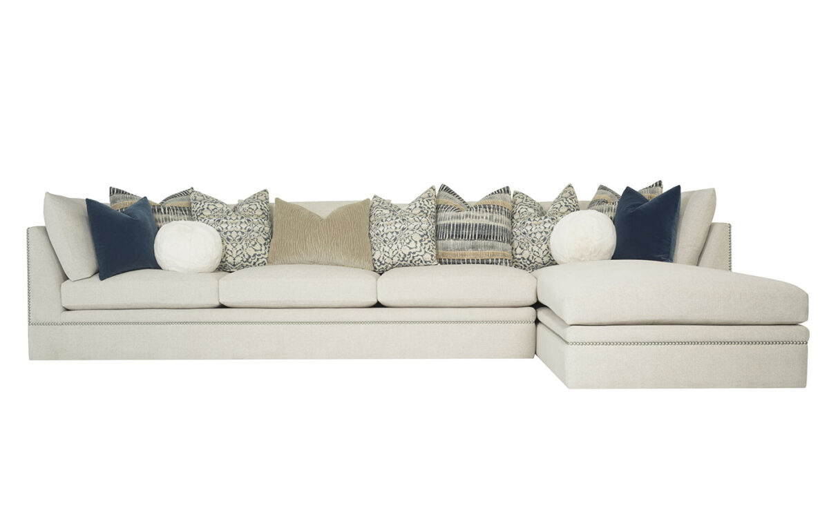 Conner 2pc Chaise Sectional (With Optional Nail Trim) - Image 4