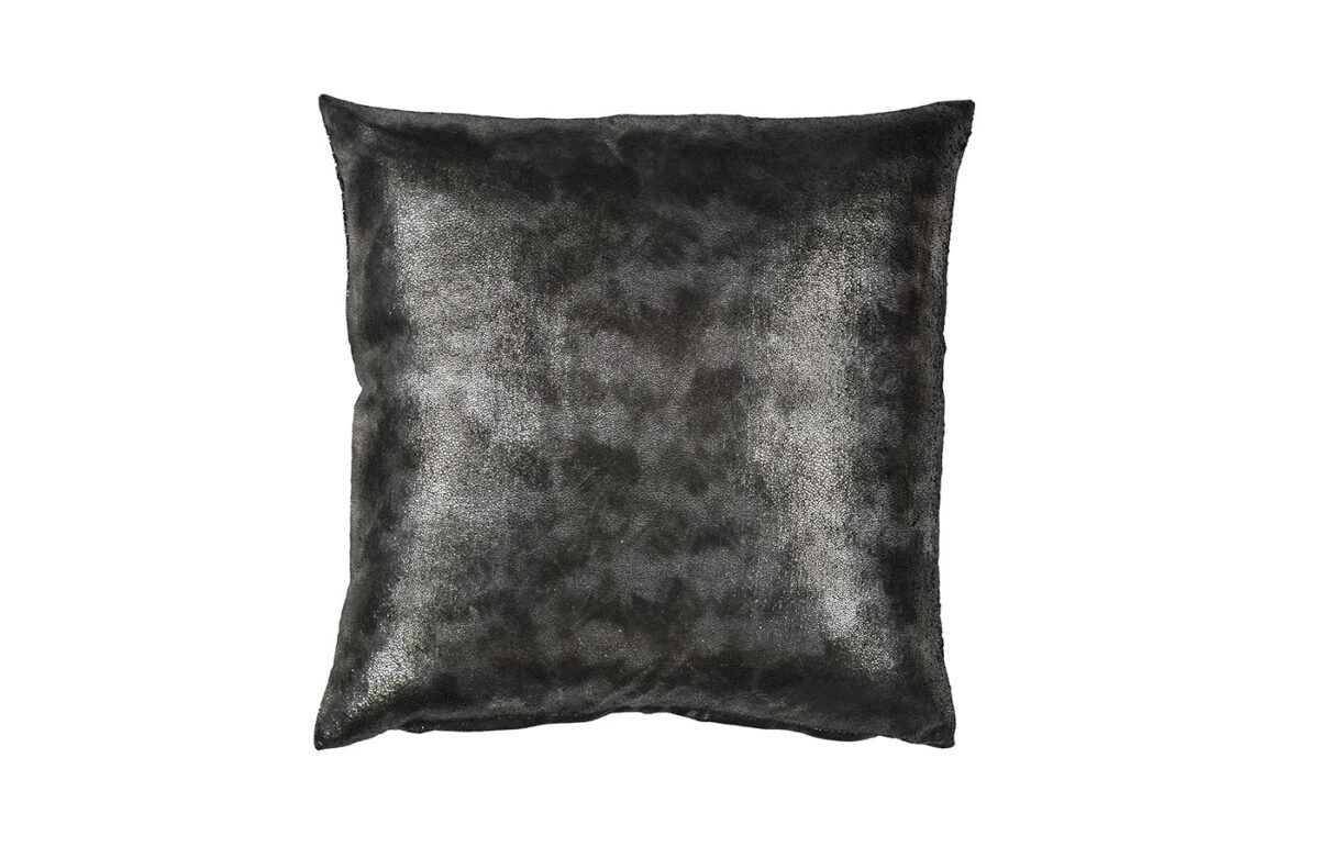 Colubrid Coal  Square Pillow