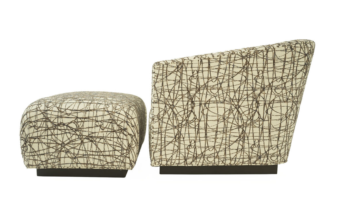 Sia Chair & Ottoman (Pattern) - Image 3