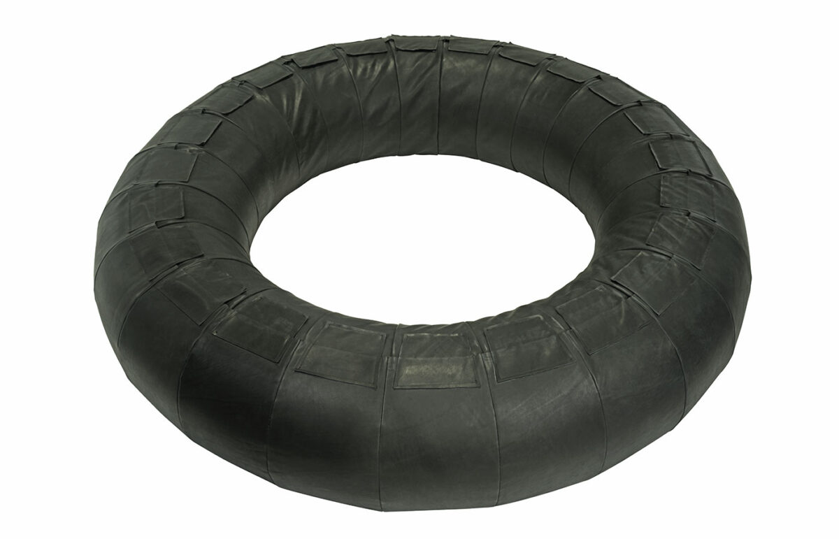 Inner Tube Bench (Leather) - Image 4