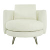 Lotus Chair & Swivel Chair (White) - Image 2