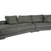 Hamptons (Wood Leg) Leather 2pc Angle Sectional  <span style="color: #ff0000;">New!</span>