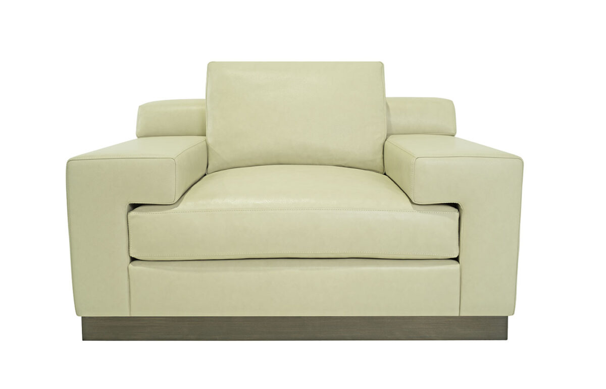 Laurent (Wood Base) Chair & Swivel Chair (Leather) - Image 2