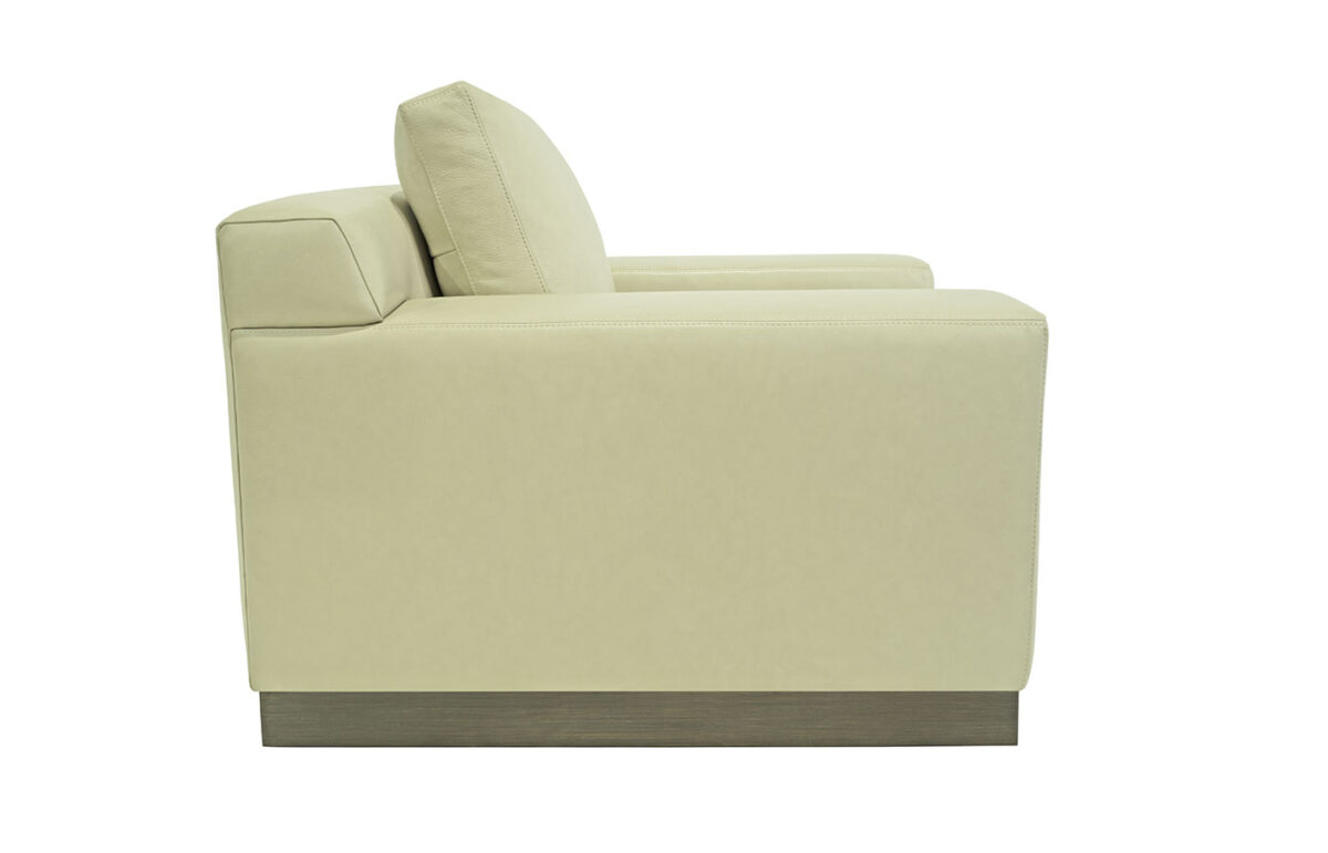 Laurent (Wood Base) Chair & Swivel Chair (Leather) - Image 3