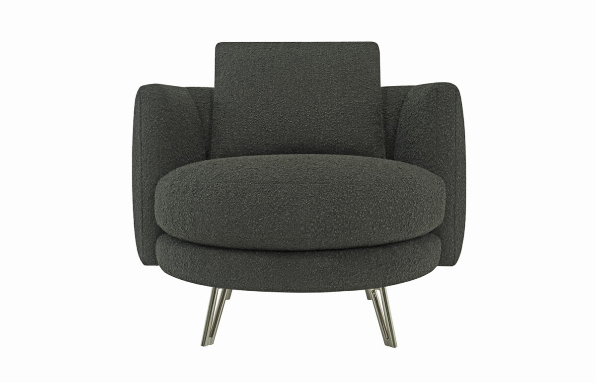 Lotus Chair & Swivel Chair (Black)