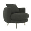 Lotus Chair & Swivel Chair (Black) - Image 2