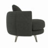 Lotus Chair & Swivel Chair (Black) - Image 3