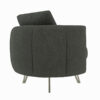 Lotus Chair & Swivel Chair (Black) - Image 4