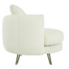 Lotus Chair & Swivel Chair (White) - Image 3