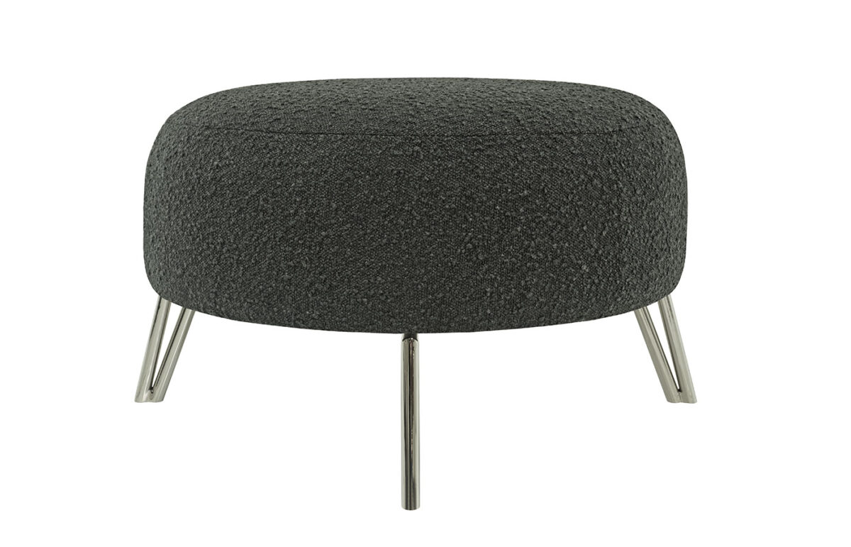 Lotus Ottoman (Black)