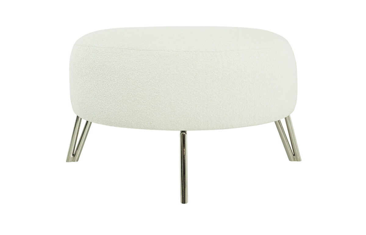 Lotus Ottoman (White)