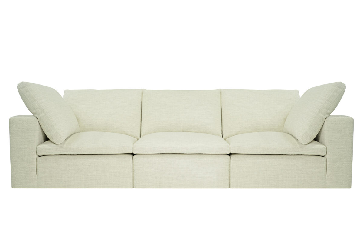 Malibu 3pc Modular Sofa (Tuxedo Arm) <span style="color: #ff0000;">New!</span>