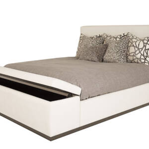 Cielo (Wood Base) Bed with Storage Footboard<span style="color: #ff0000;"> New!</span> - Image 2