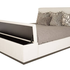 Cielo (Wood Base) Bed with Storage Footboard<span style="color: #ff0000;"> New!</span> - Image 3