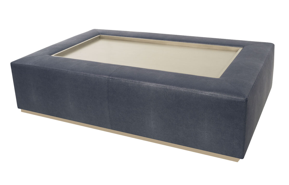 ZAI (Wood Base) Rectangle Cocktail Table