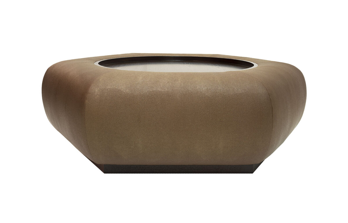 Hublot (Wood Base) Cocktail Ottoman <span style="color: #ff0000;"> New!</span> - Image 2