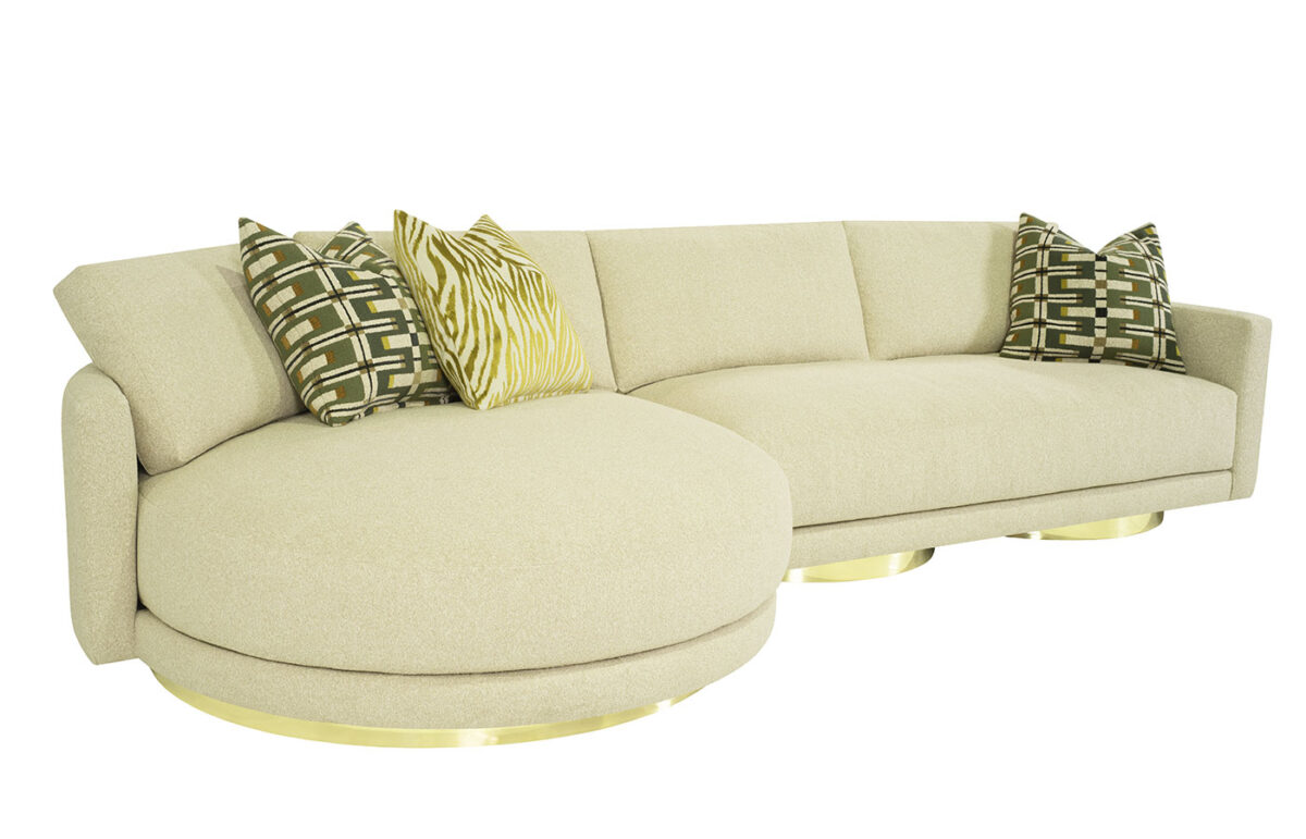 Euphoria 2pc Circle Chaise Sectional <span style="color: #ff0000;">New!</span>