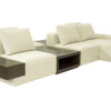 Environment 8pc Sectional (with Cocktail Tables, Wood Arm and Optional pillows above ottomans on back side of sectional) <span style="color: #ff0000;">New!</span>