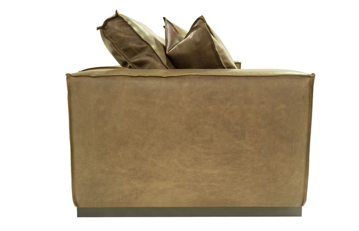 Hamptons (Wood Base) Leather Sofa  <span style="color: #ff0000;">New!</span> - Image 3