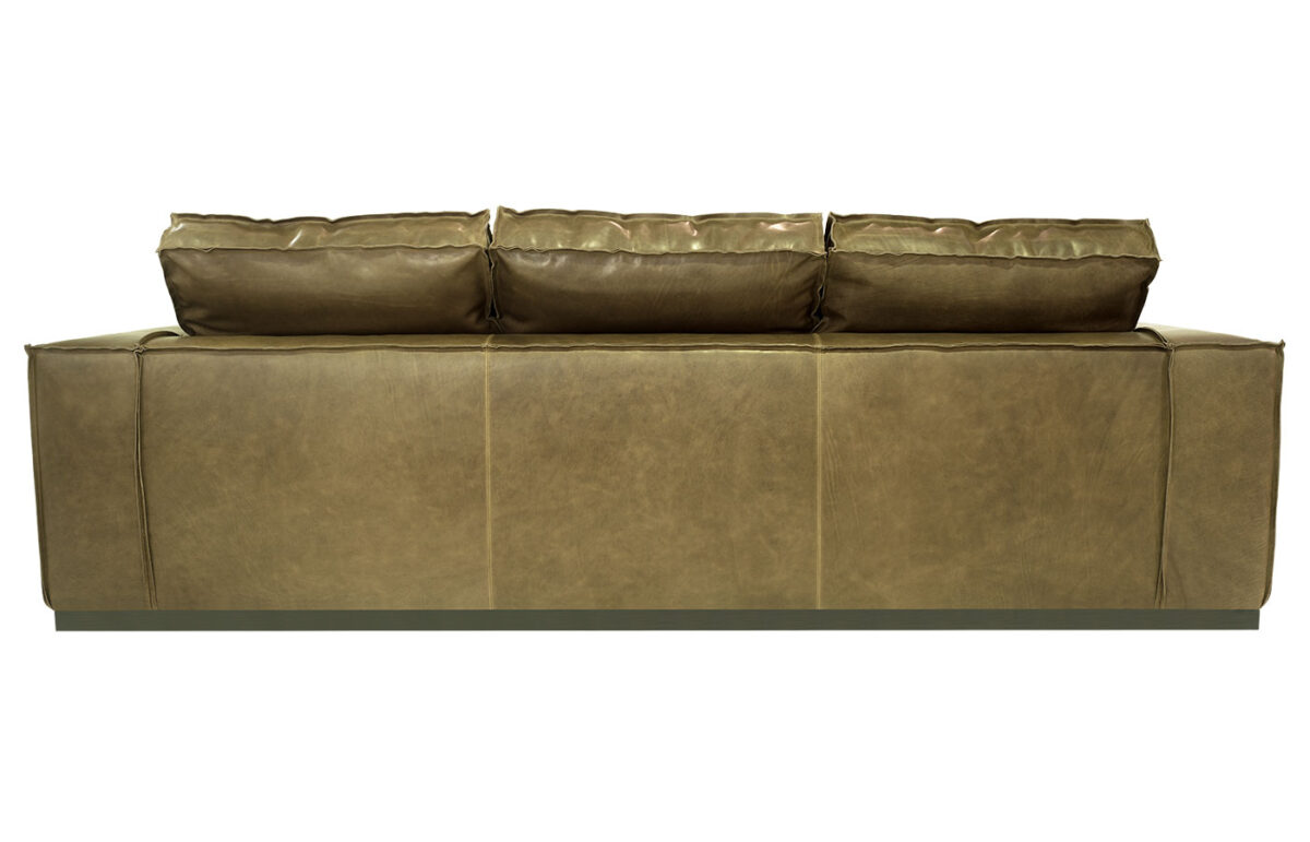 Hamptons (Wood Base) Leather Sofa  <span style="color: #ff0000;">New!</span> - Image 5