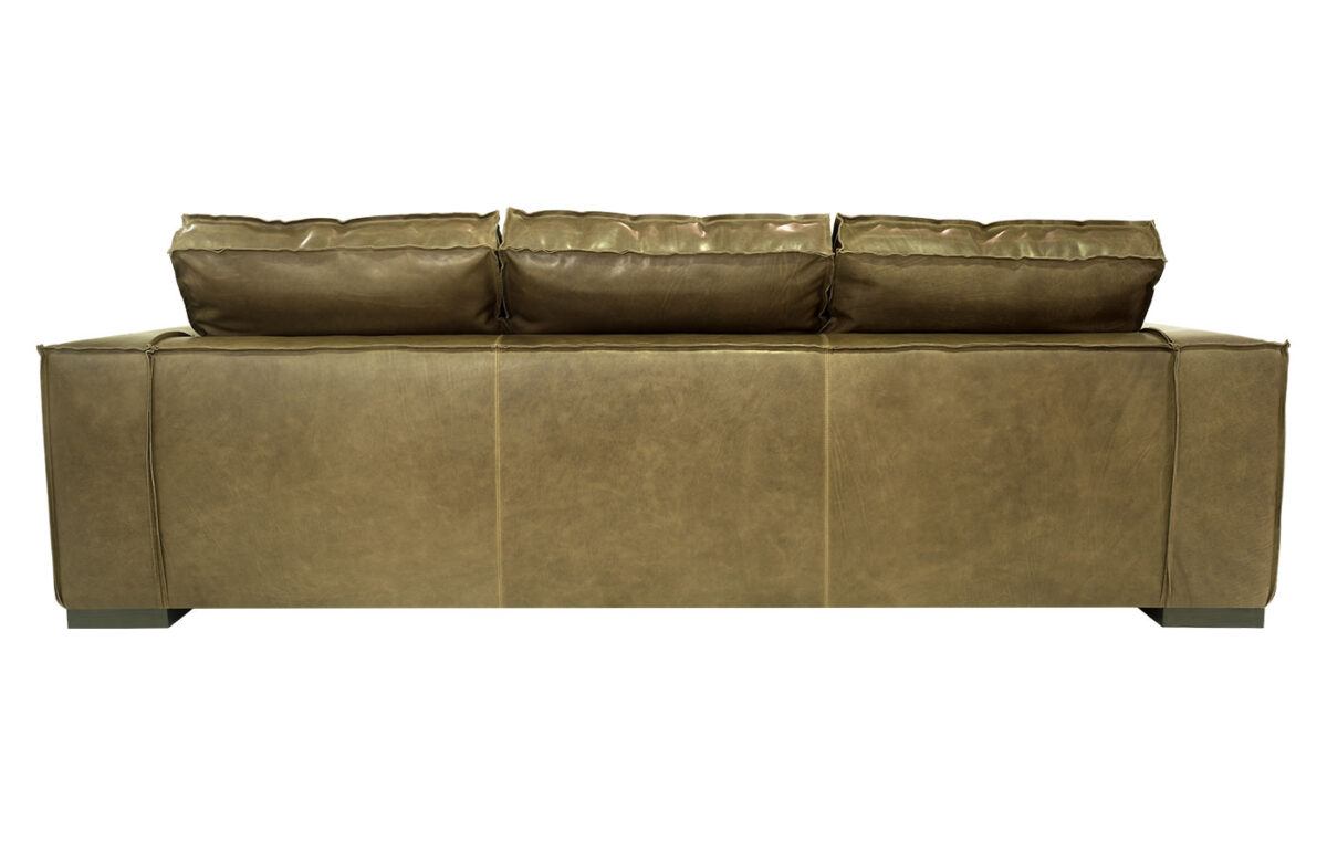 Hamptons (Wood Leg) Leather Sofa  <span style="color: #ff0000;">New!</span> - Image 5
