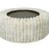 Zai Round Cocktail Ottoman (Fur) - Image 2