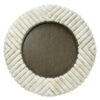 Zai Round Cocktail Ottoman (Fur) - Image 3