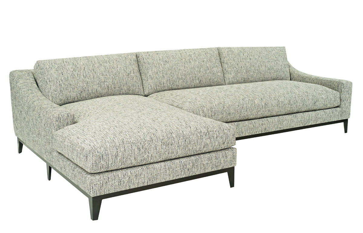 Boulevard (Iron Base) 2pc Chaise Sectional  <span style="color: #ff0000;">New!</span>