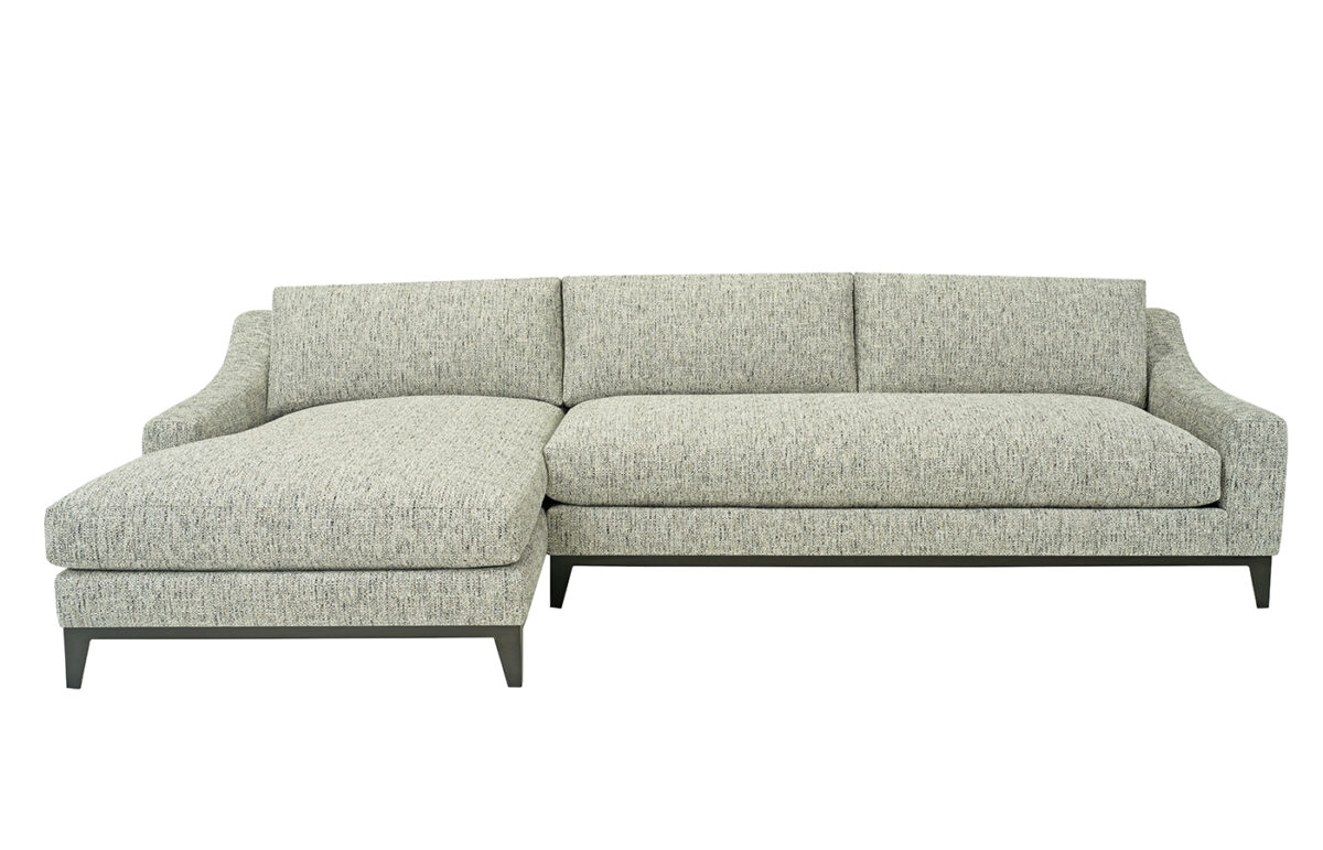 Boulevard (Iron Base) 2pc Chaise Sectional  <span style="color: #ff0000;">New!</span> - Image 2