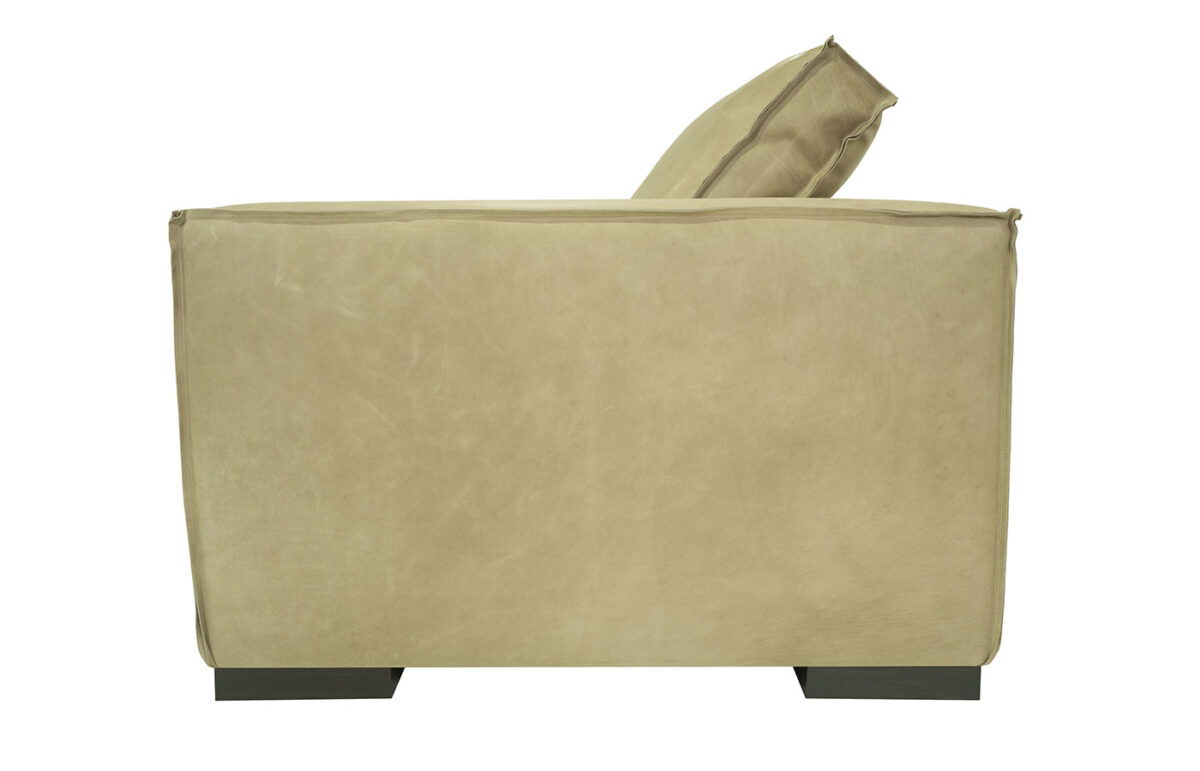 Hamptons (Wood Leg) Leather Sofa <span style="color: #ff0000;">New!</span> - Image 2