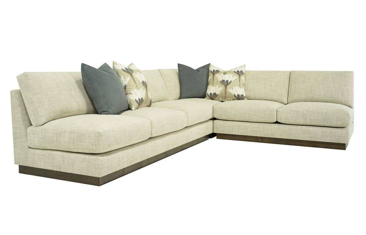 Kobe (Wood Base) 3pc Sectional <span style="color: #ff0000;">New!</span> - Image 2
