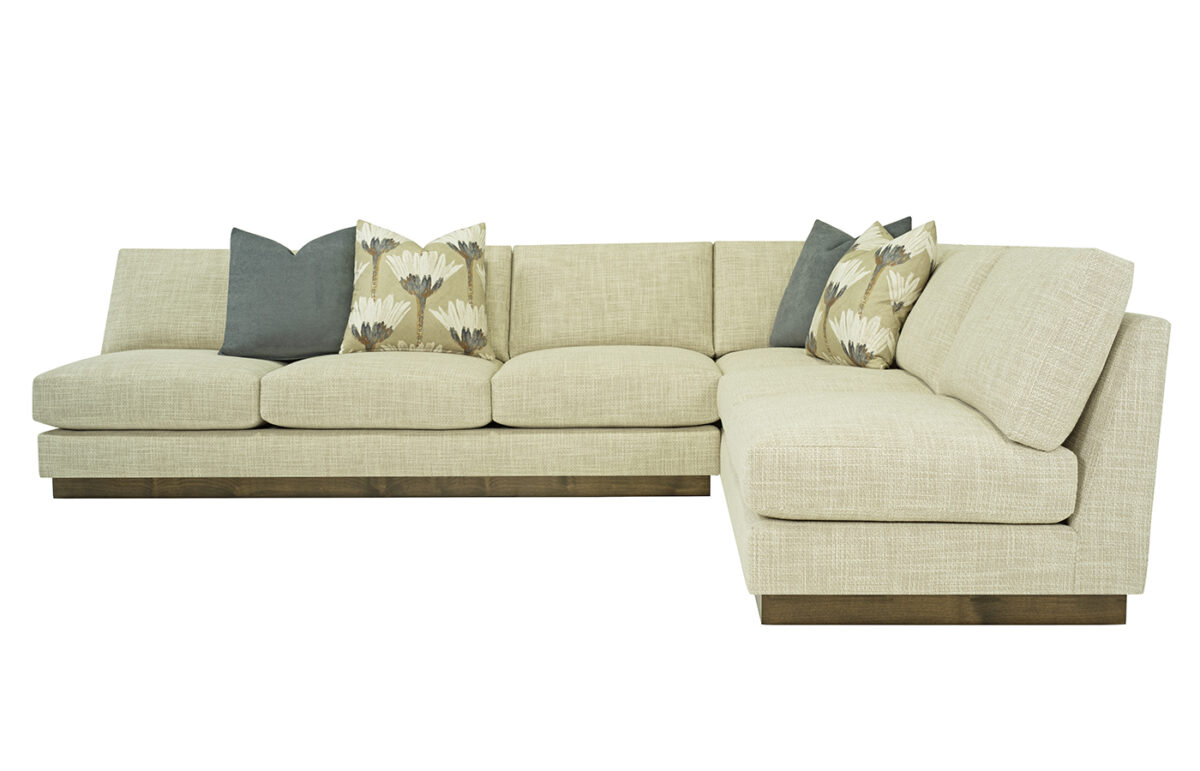 Kobe (Wood Base) 3pc Sectional <span style="color: #ff0000;">New!</span> - Image 3